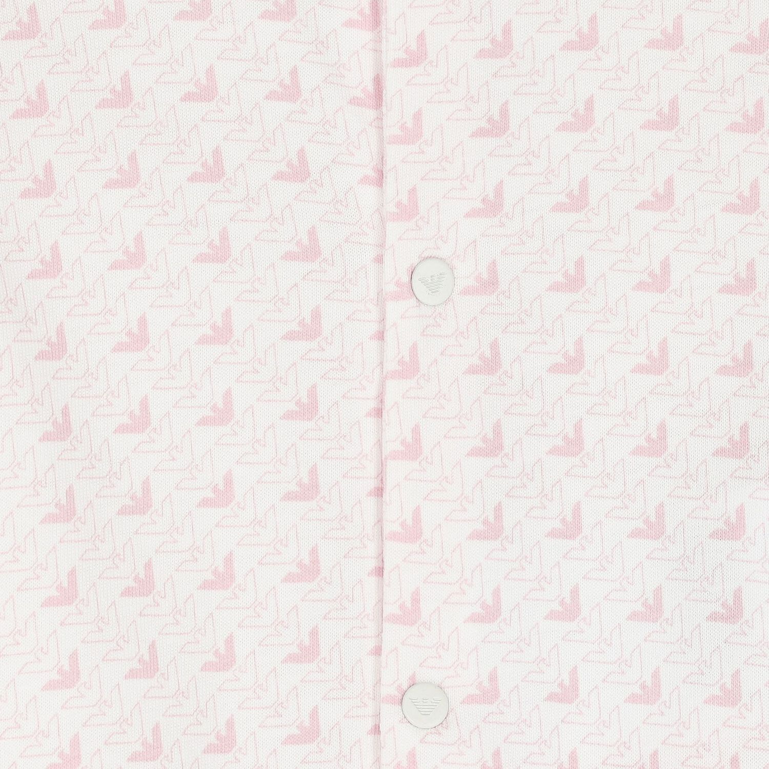 Baby Girls Pink Logo Babygrow Set, 1, hi-res