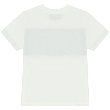 Boys White Logo T-Shirt