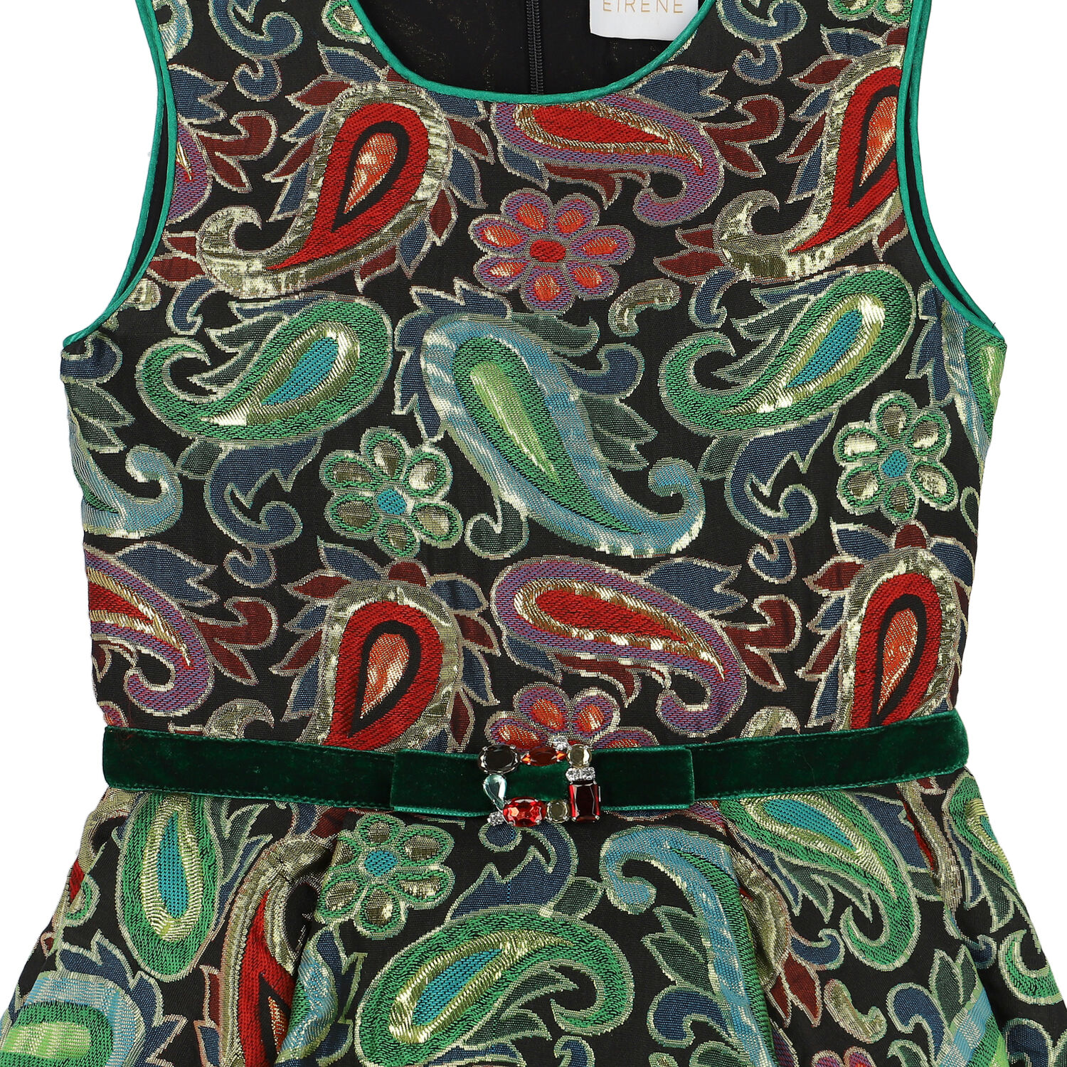 Girls Special Occasion Jacquard Dress, 1, hi-res