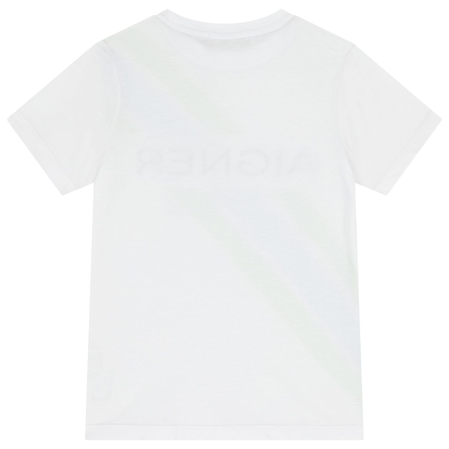 Boys White Logo T-Shirt, 1, hi-res