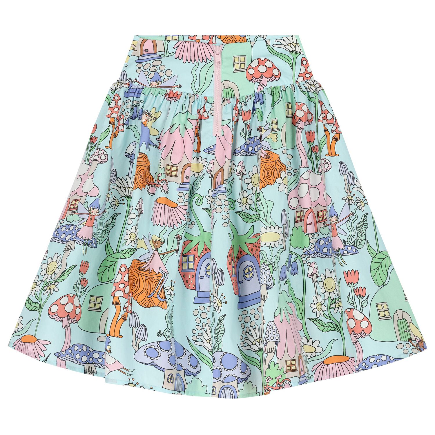 Girls Aqua Fairy Skirt, 1, hi-res image number null