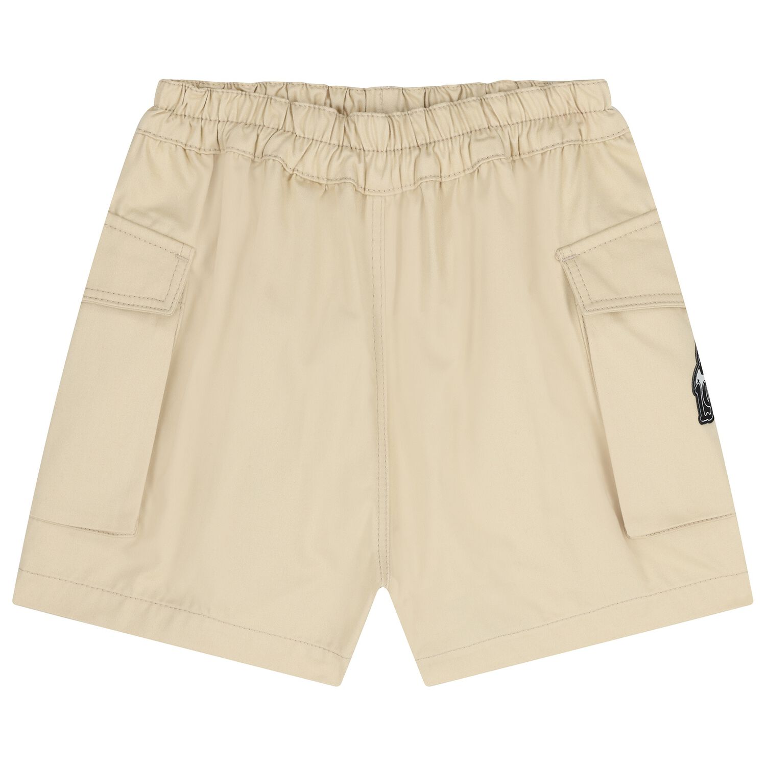 Girls Beige Elephant Shorts, 1, hi-res