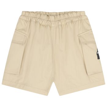 Girls Beige Elephant Shorts