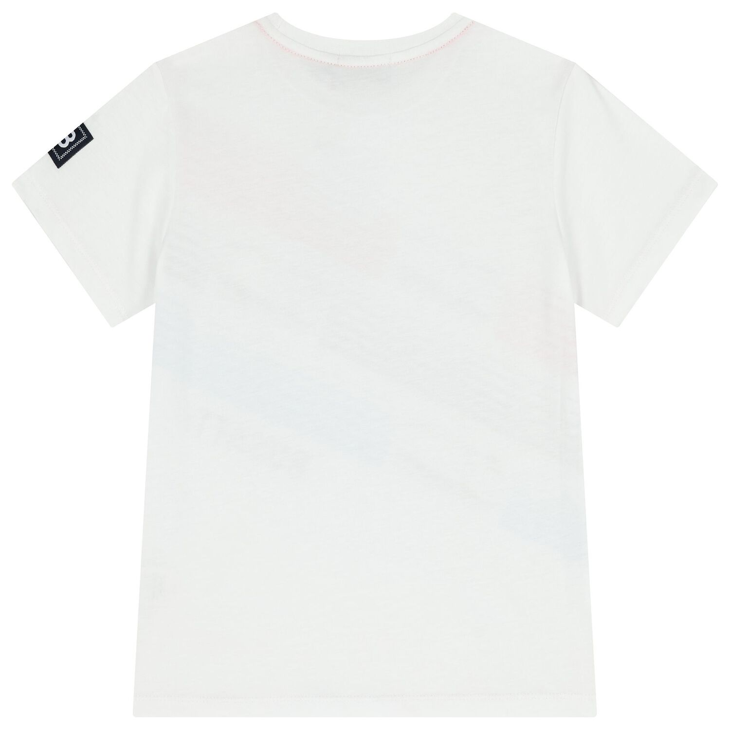 Boys White Logo T-Shirt, 1, hi-res
