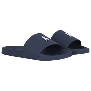 سلايدر أولاد بشعار باللون الكحلي