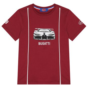 Boys Burgundy Logo T-Shirt