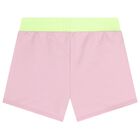 Girls Pink Embellished Shorts, 1, hi-res