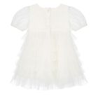 Baby Girls Ivory Tulle Dress Set, 1, hi-res