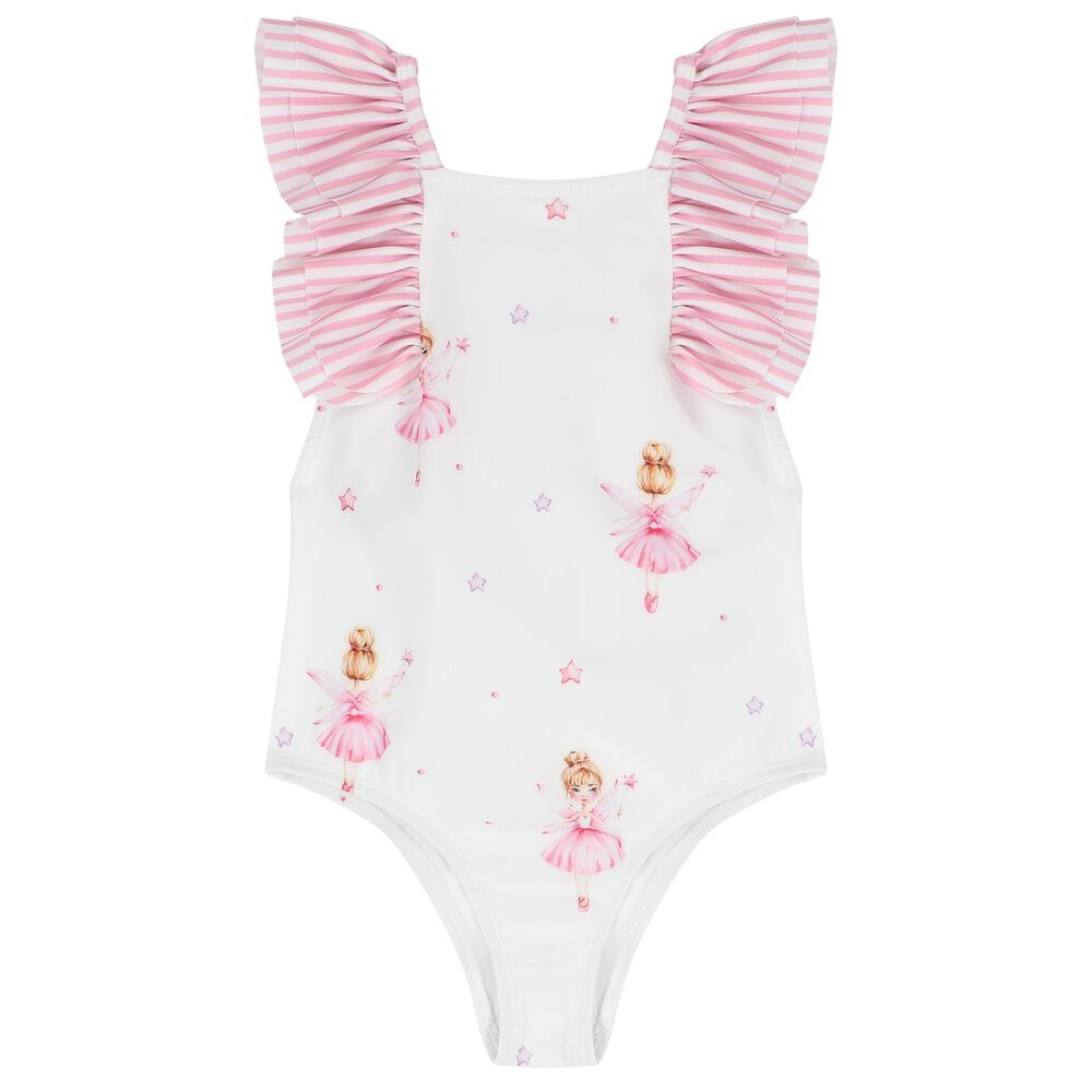 Meia Pata Girls Atrani Apples Swimming Costume SS25