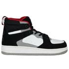Boys Black & White Logo Trainers, 1, hi-res