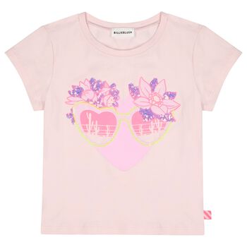 Girls Pink Sunglasses T-Shirt