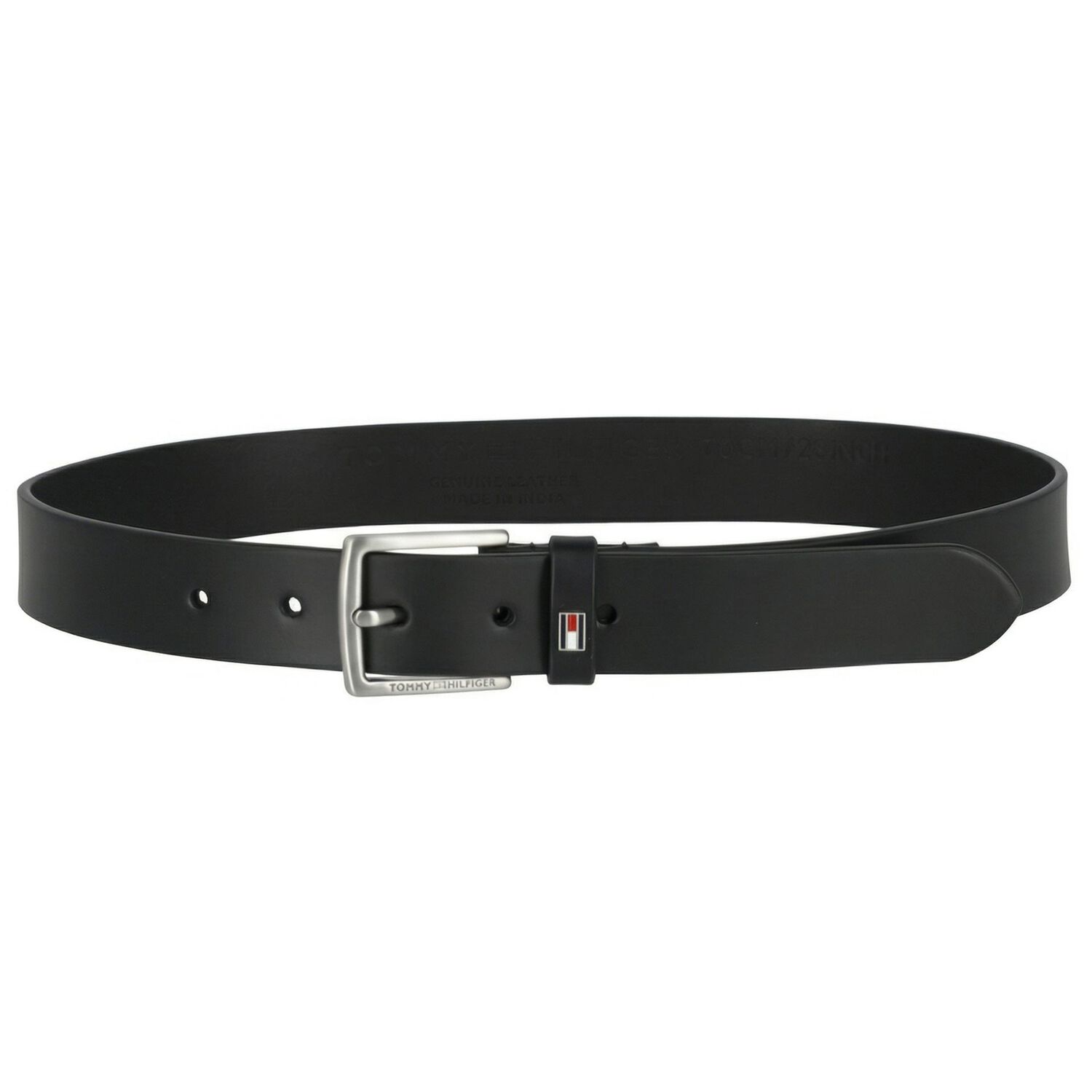 Boys Black Logo Belt, 1, hi-res