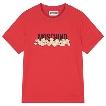 Red Logo Popcorn T-Shirt