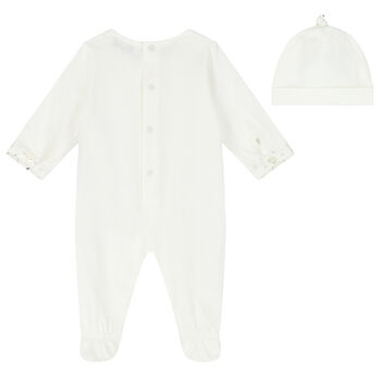 Ivory Logo Babygrow Set