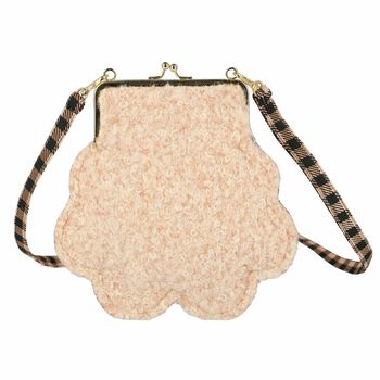 Girls Beige Logo Handbag