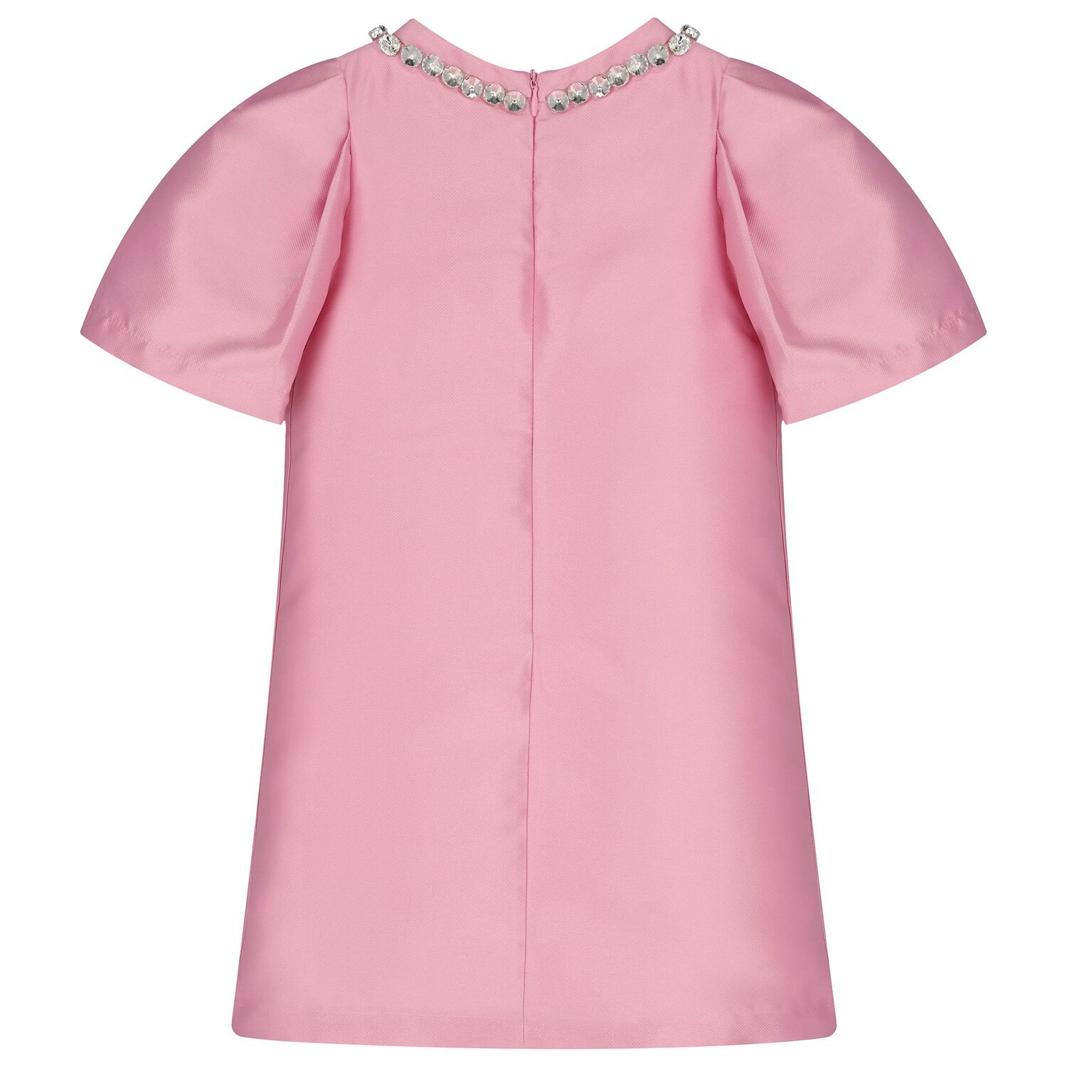 Girls Pink Jewel Dress, 1, hi-res