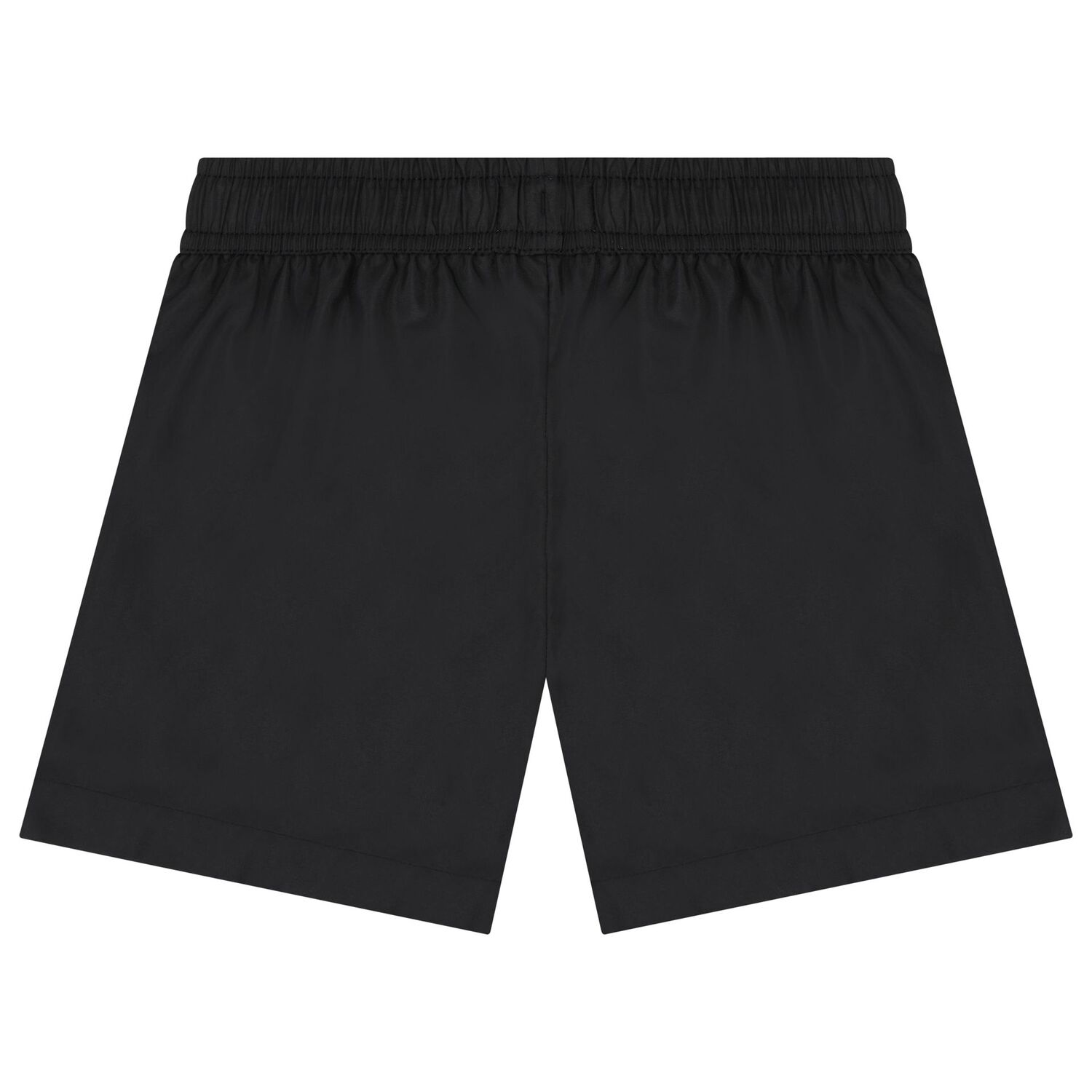 Boys Black Logo Swim Shorts, 1, hi-res