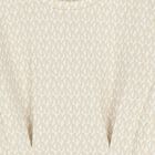 Girls Beige Logo Dress, 1, hi-res