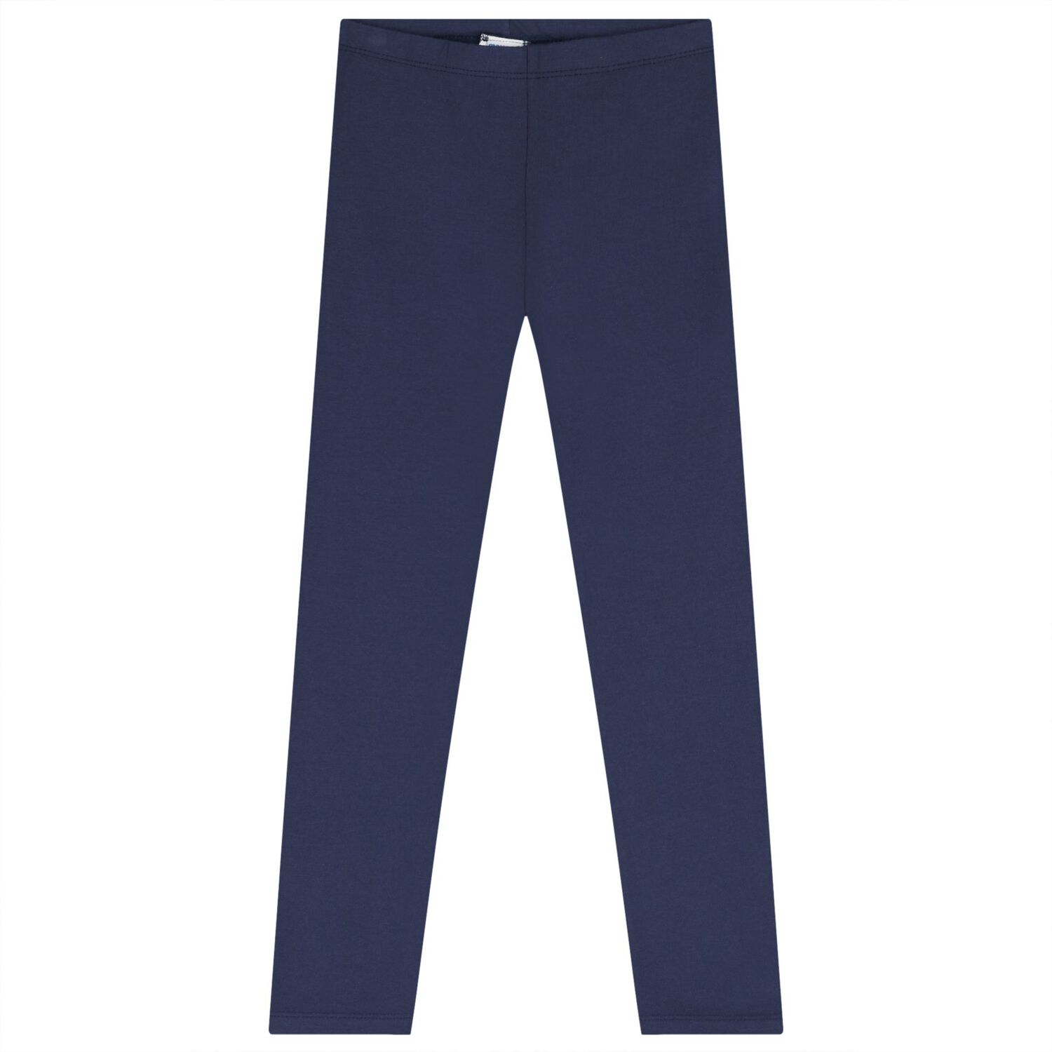 Girls White, Pink & Navy Blue Leggings Set, 2, hi-res