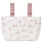 Baby Girls Ivory & Pink Animals Changing Bag, 3, hi-res