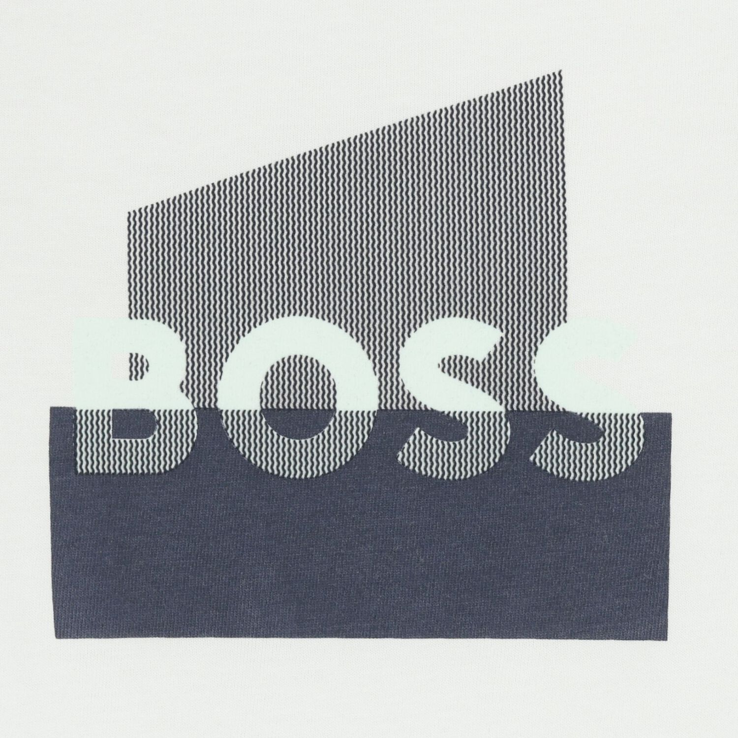 Younger Boys Mini Me White Logo T-Shirt, 2, hi-res