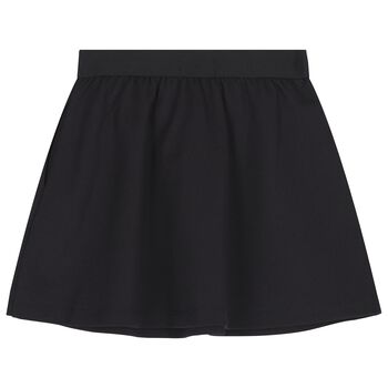 Girls Black Logo Skirt