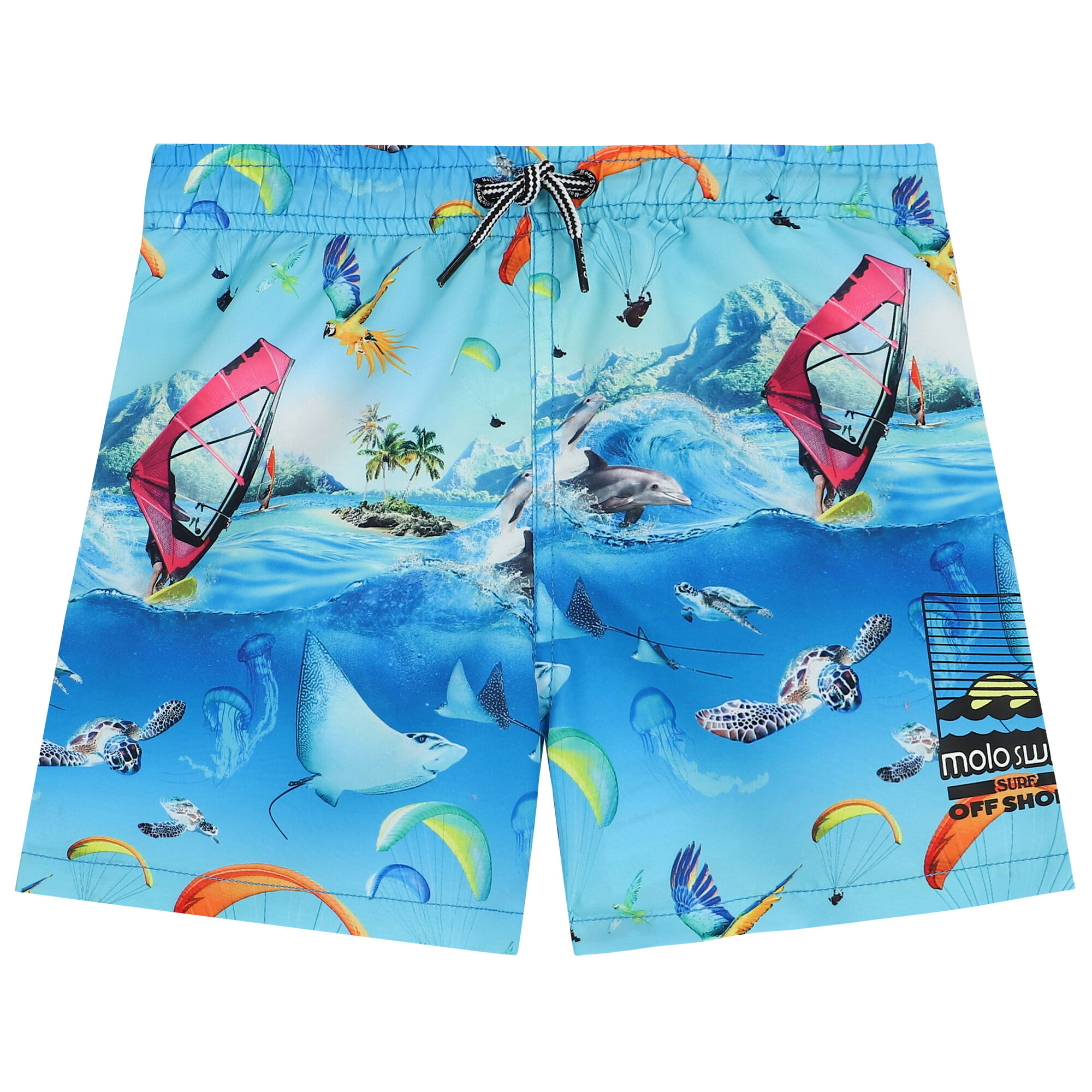 Animal swim top trunks