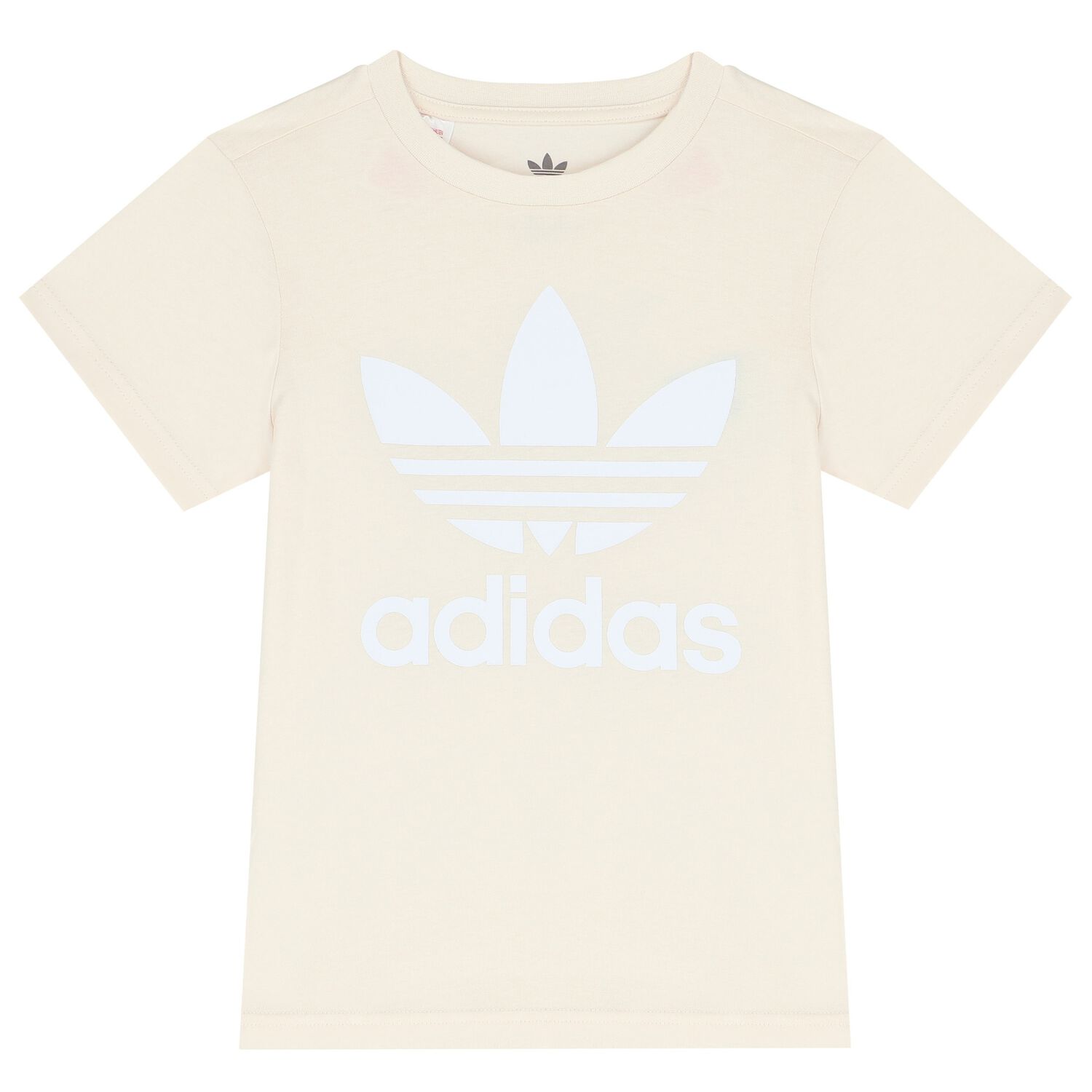 تيشيرت بالشعار باللون العاجي, 2, hi-res