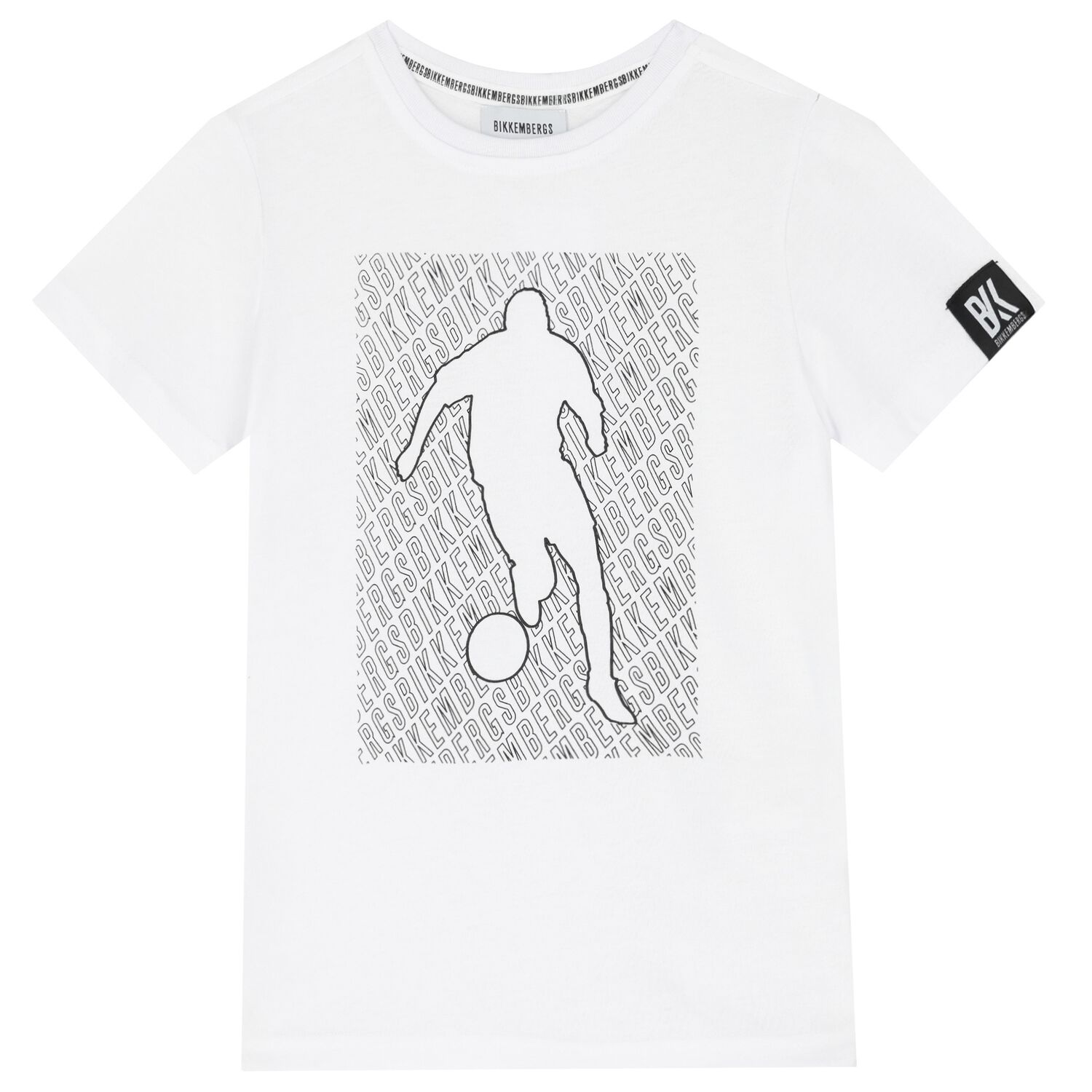 Boys White Logo T-Shirt, 1, hi-res image number null