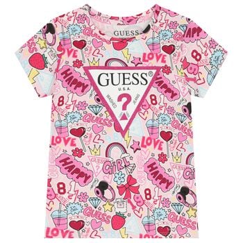 Girls Pink Logo T-Shirt