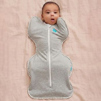 Grey Logo Baby Swaddle Up