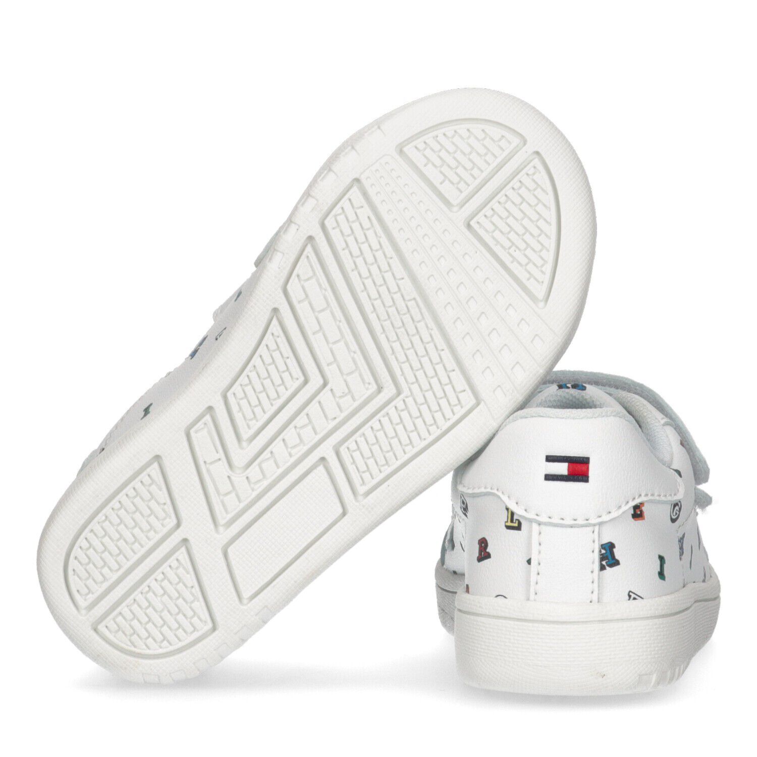 White Logo Trainers, 1, hi-res