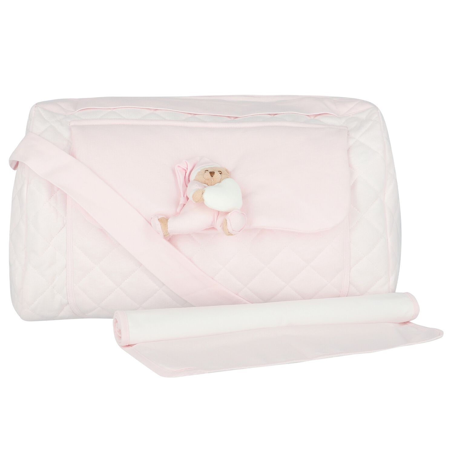 Pink Teddy Bear Baby Changing Bag, 2, hi-res image number null