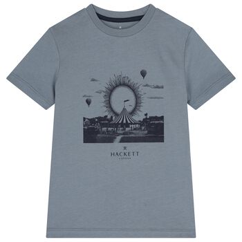 Boys Blue Logo T-Shirt