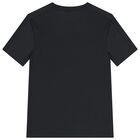Boys Black Logo Dri-Fit T-Shirt, 1, hi-res