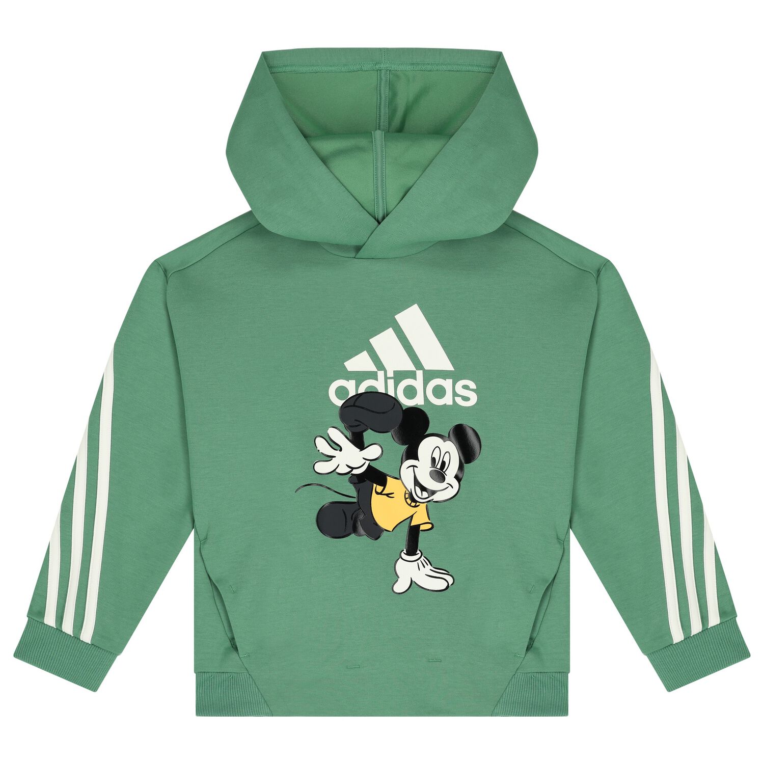 Green Mickey Mouse Logo Hooded Top, 2, hi-res image number null