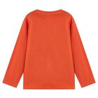 Boys Orange Long Sleeve Top, 1, hi-res