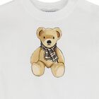White Thomas Bear Baby Romper, 1, hi-res