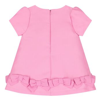 Baby Girls Pink Bow Dress 