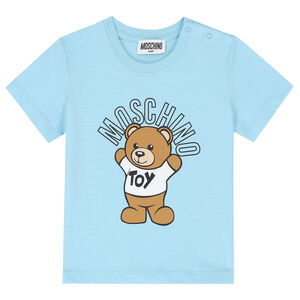 Blue Teddy Logo T-Shirt