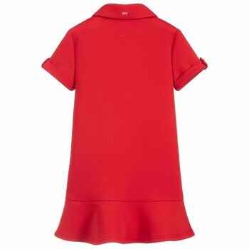 Girls Red Estrella Dress