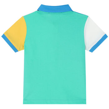 Younger Boys Multi-Colored Logo Polo Shirt