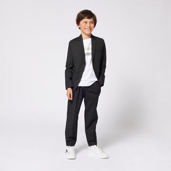 Boys White Logo T-Shirt