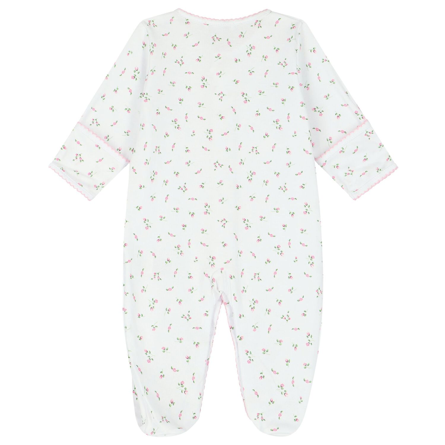 Baby Girls White & Pink Roses Babygrow Gift Set, 1, hi-res image number null