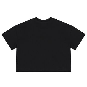 Girls Black Logo T-Shirt