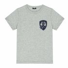 Boys Grey Logo T-Shirt, 1, hi-res