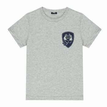 Boys Grey Logo T-Shirt