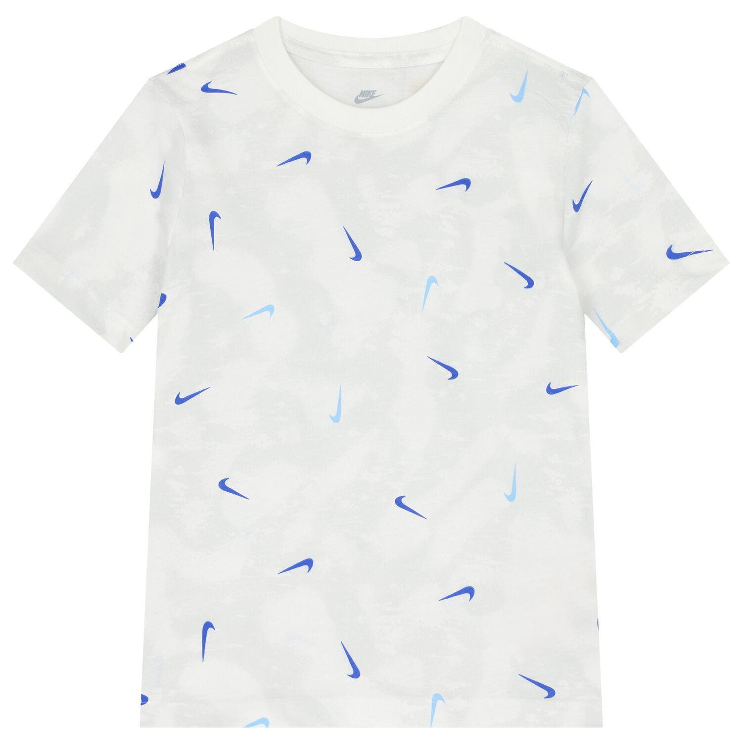 Boys White Logo T-Shirt, 2, hi-res