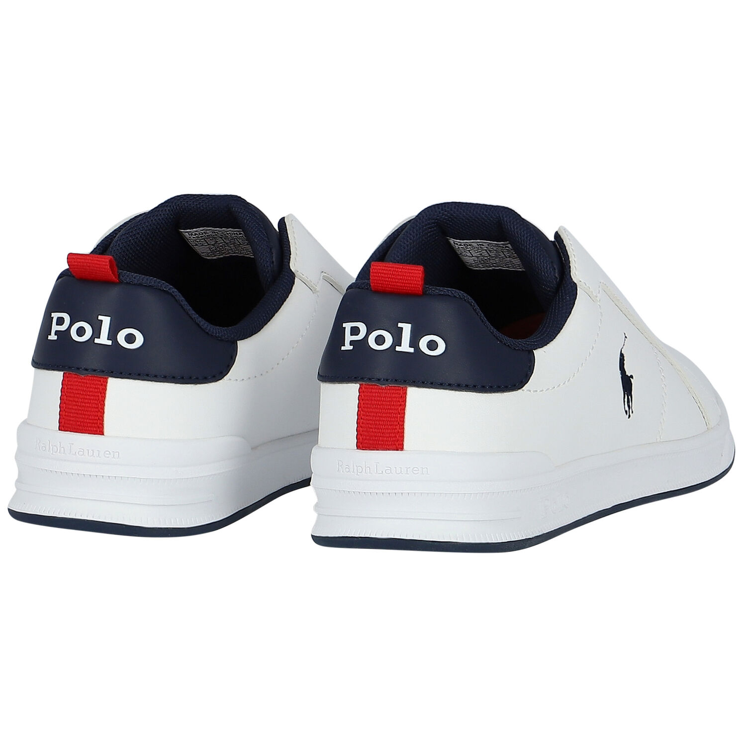 Boys White Logo Trainers, 1, hi-res image number null