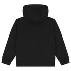 Boys Black Logo Tracksuit, 1, hi-res